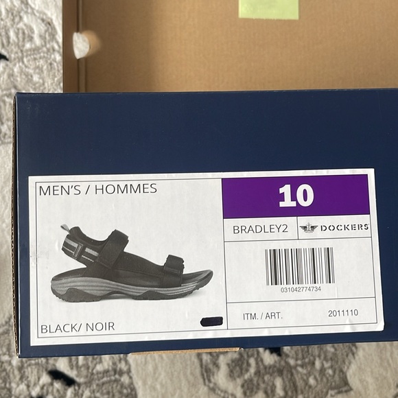 NEW Sz 10: Dockers Men’s Black Bradley 2 Sandal - Picture 11 of 13